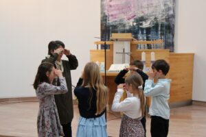 Kinder singen Lied